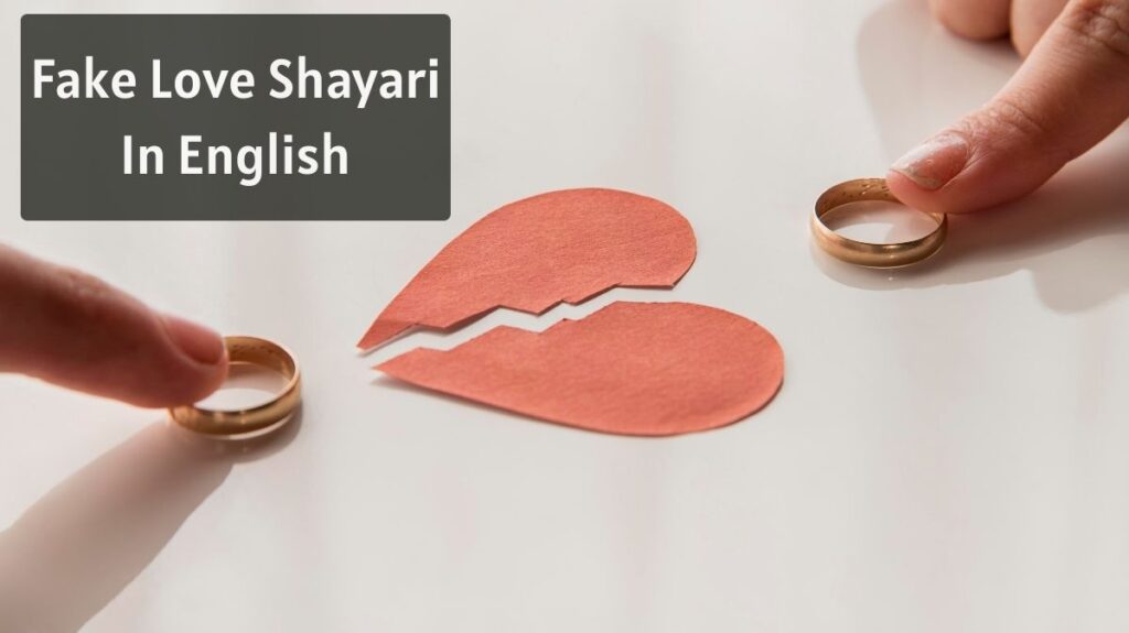 Fake Love Shayari In English