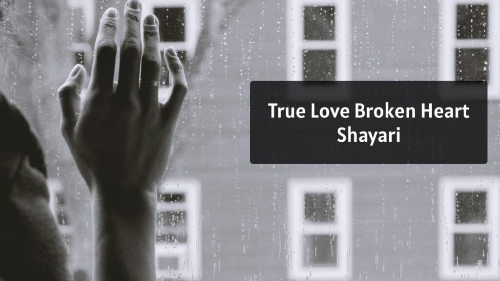 True Love Broken Heart Shayari